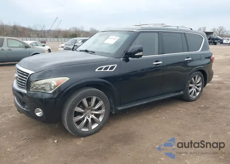 2012 Infiniti Qx56 из США, поврежденный, VIN JN8AZ2ND2C9715741